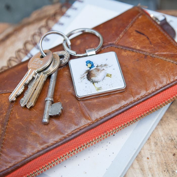Wrendale 'A Waddle And A Quack' Duck Keyring