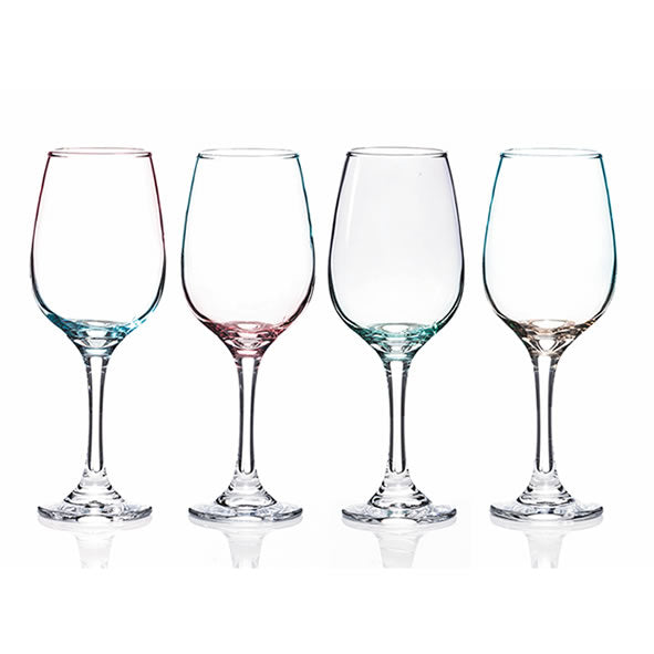 Newgrange Lustre Green & Pink Wine Set of 4