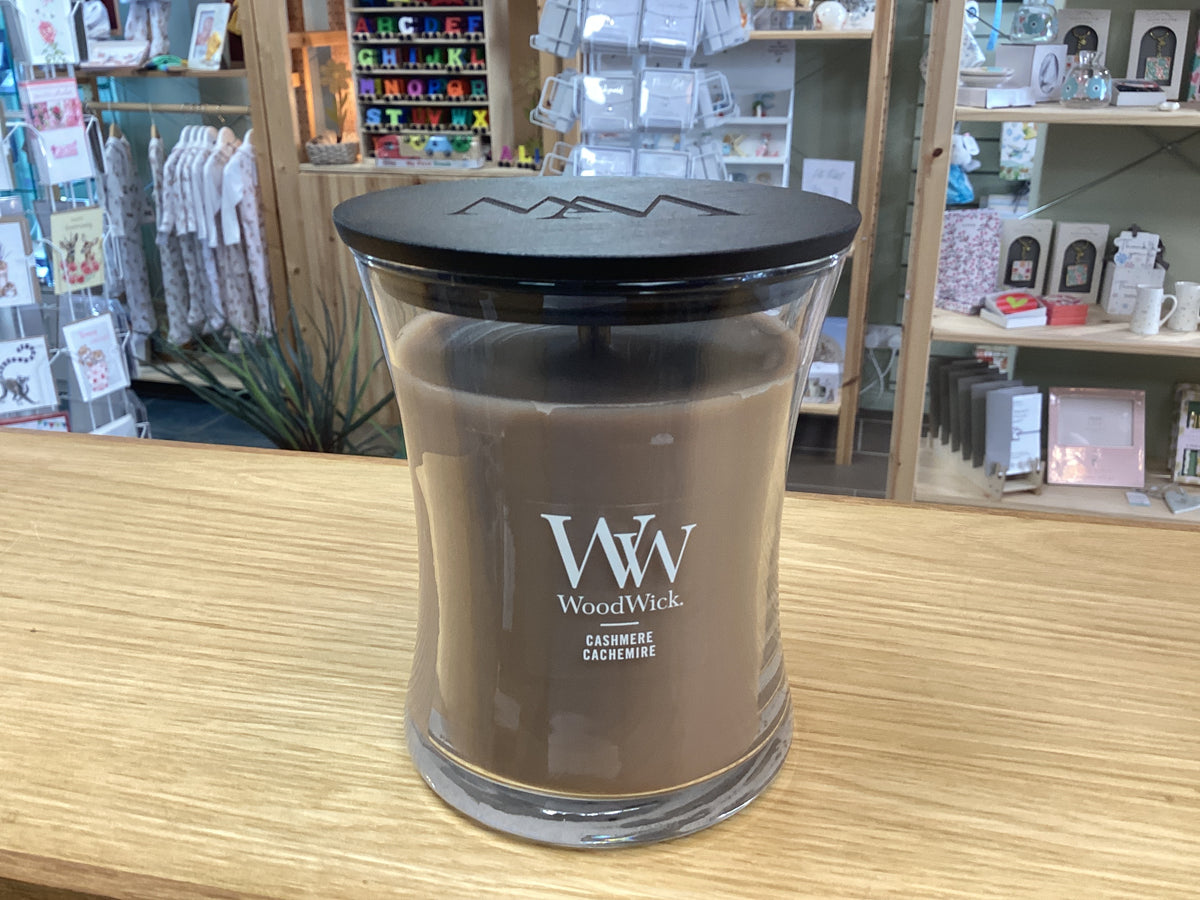 Woodwick medium Cashmere