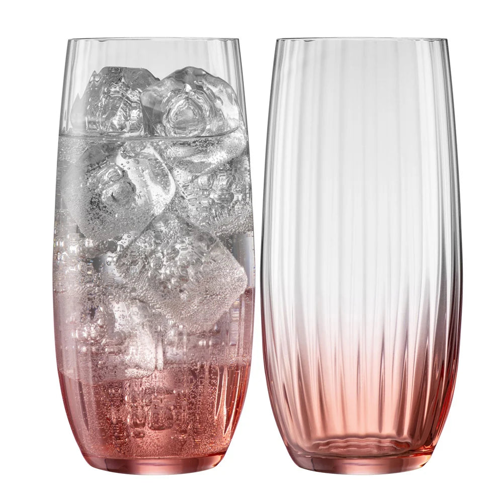 Galway Erne Hiball Blush Set Of 2
