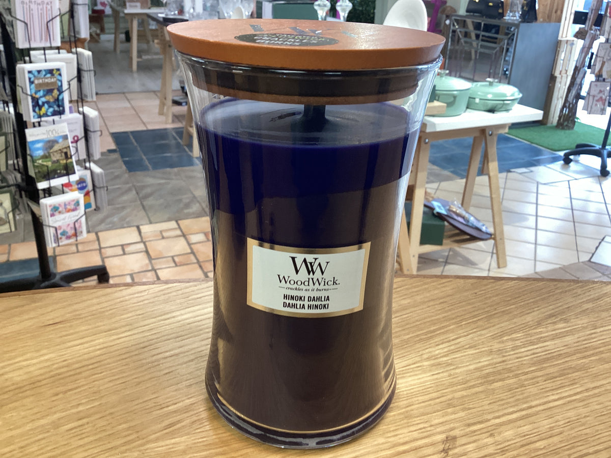 Woodwick large Hinoki Dahlia