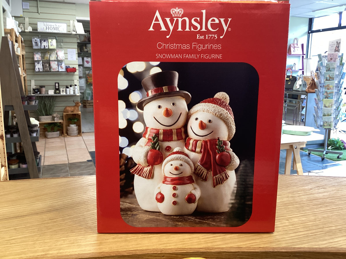 Snowman family figurine