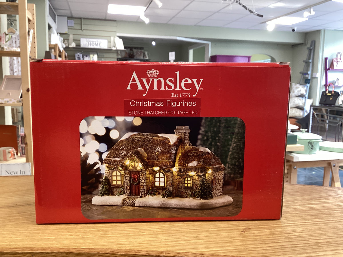 Stone thatched cottage led