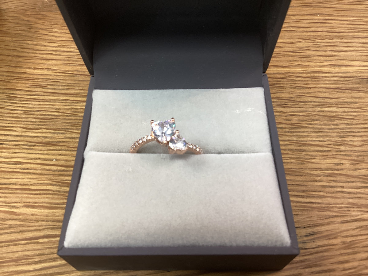 Newgrange rose gold adjustable ring