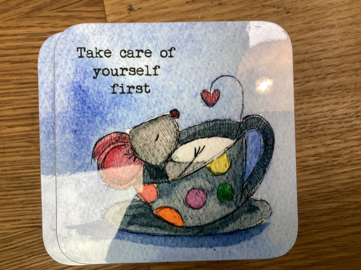 My painted bear coasters