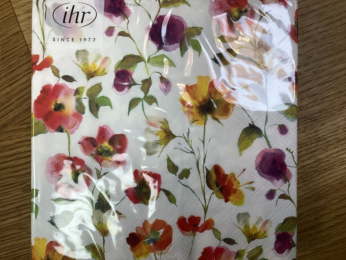 IHR napkins Flowers of Summer cream