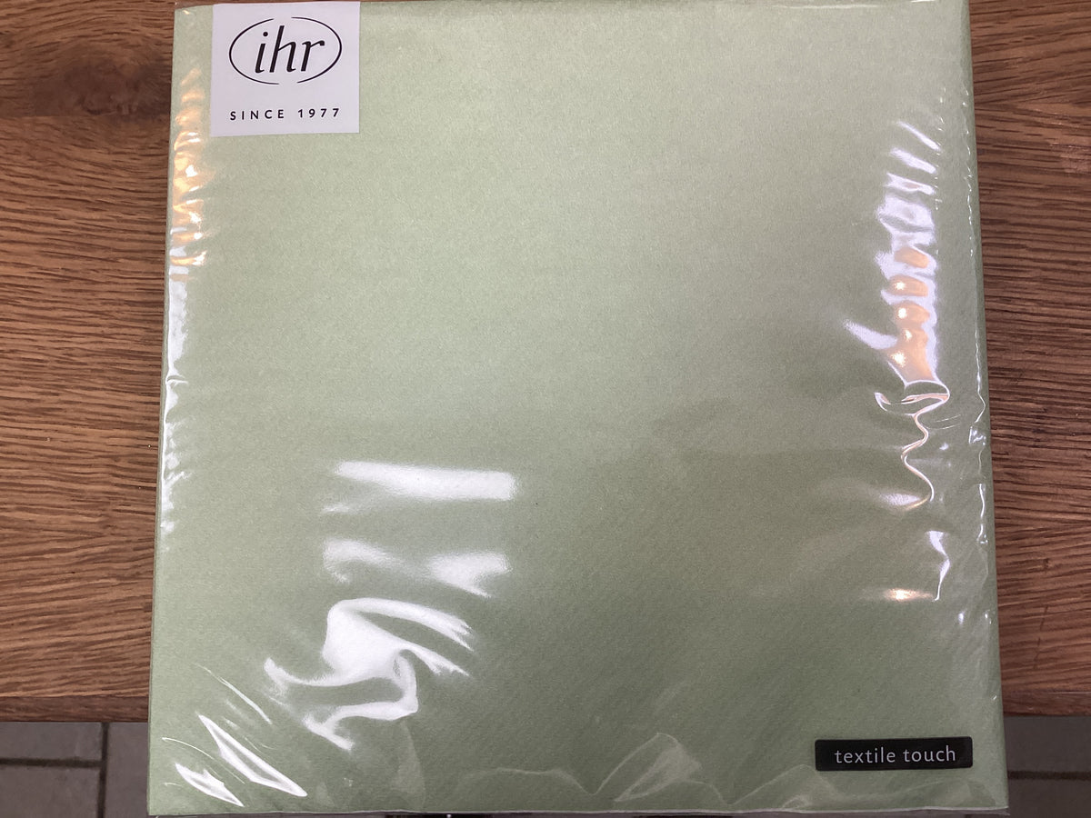 IHR napkins Uni opal green