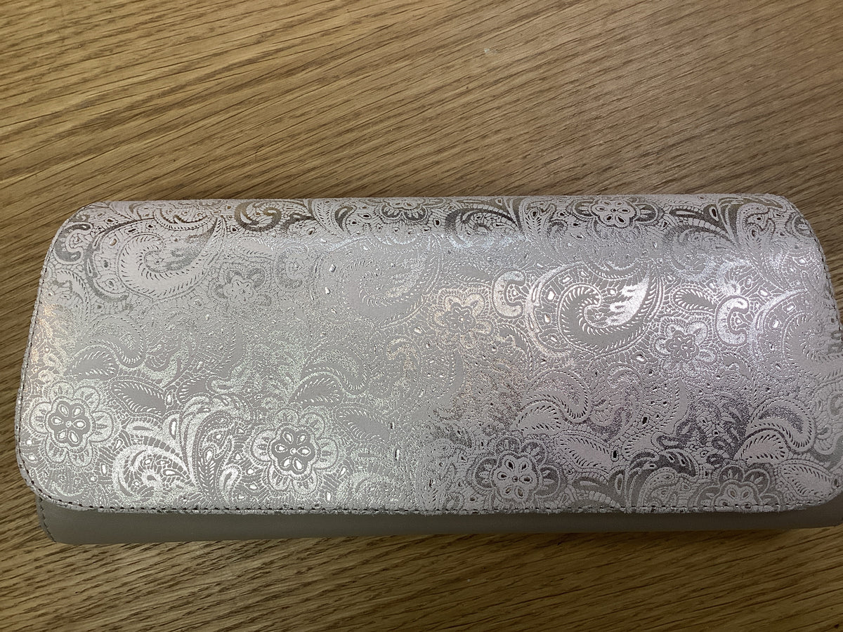 Orlando Clutch Bag silver beige