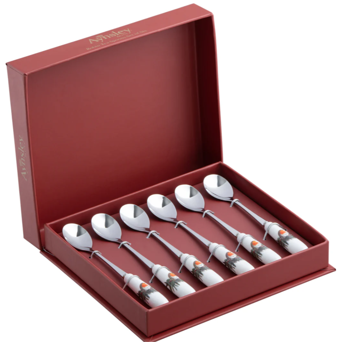 Aynsley Robin Teaspoons Set of 6