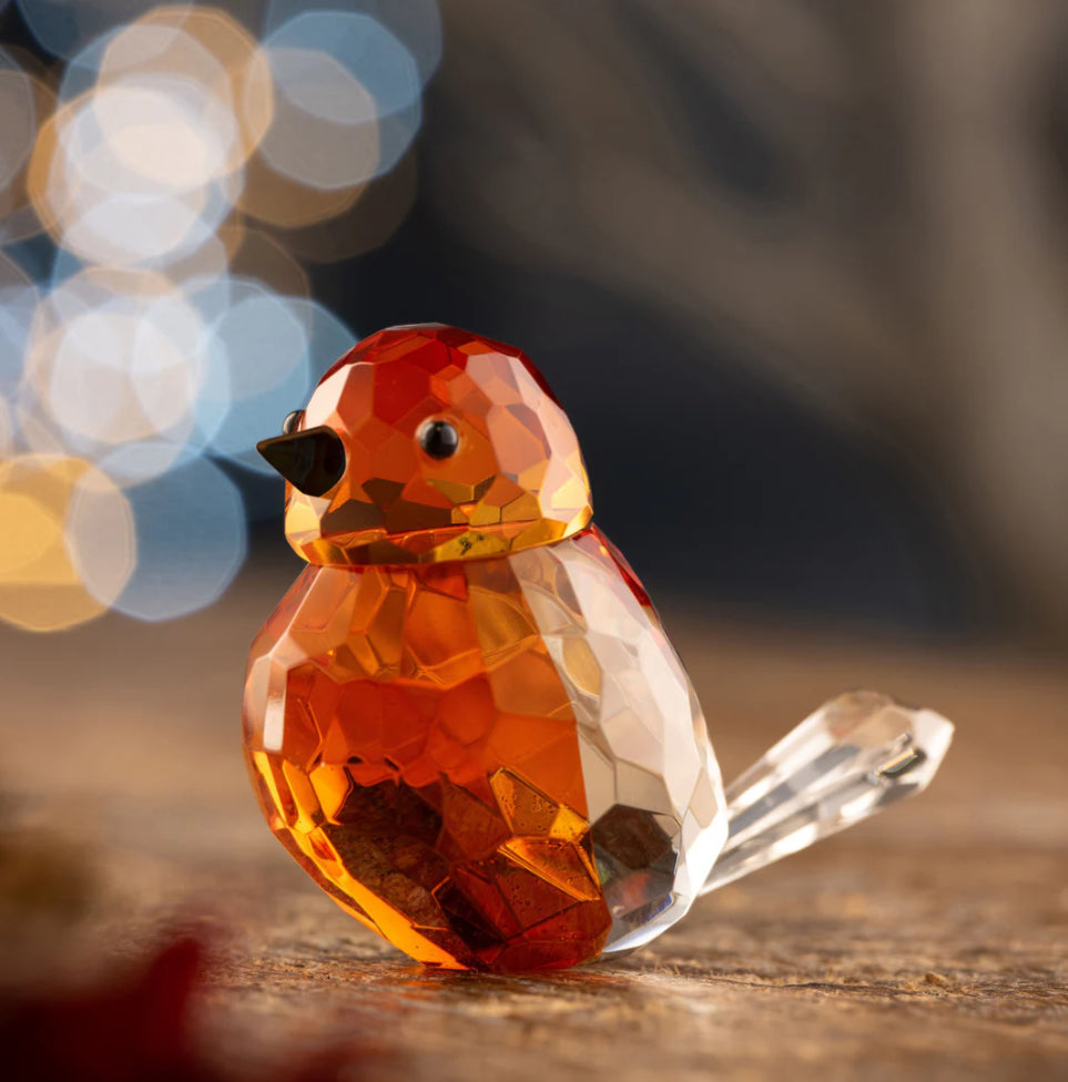 Galway Crystal Robin Figurine