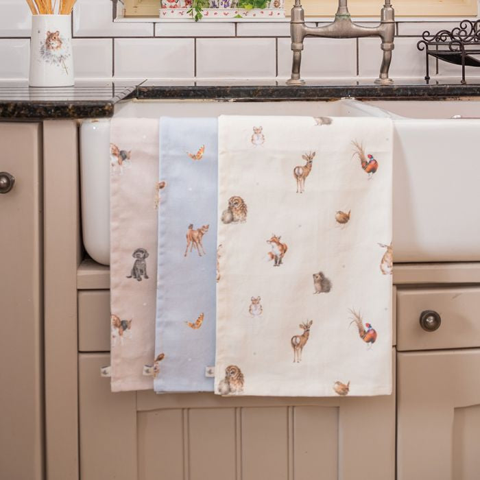 Wrendale Woodlanders Tea Towel