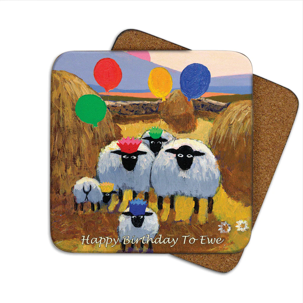Thomas Joseph ‘Happy Birthday To Ewe’ Coaster