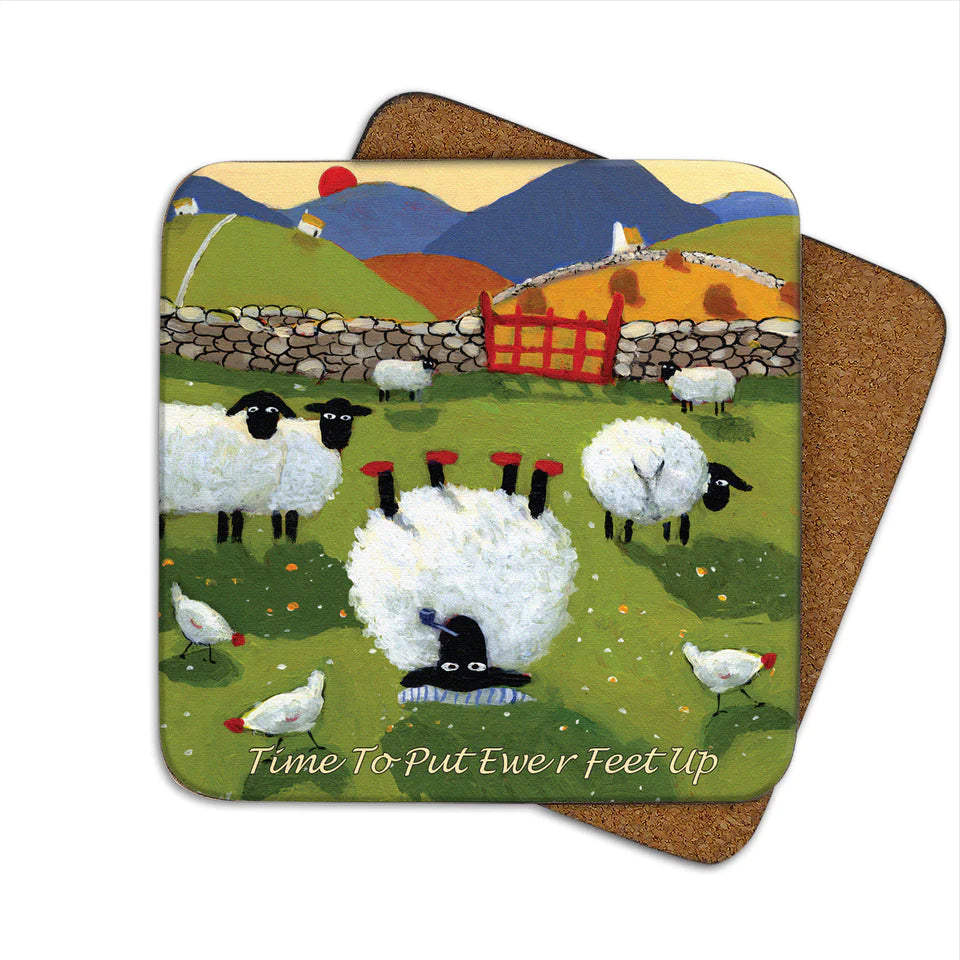 Thomas Joseph ‘Time To Put Ewe’r Feet Up’ Coaster