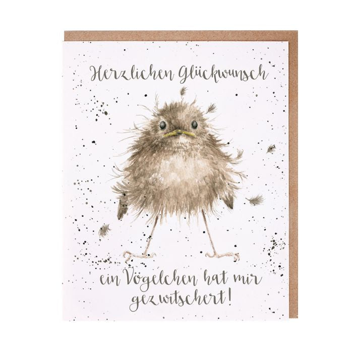 Wrendale Happy Birthday A Little Birdie Told Me! Card