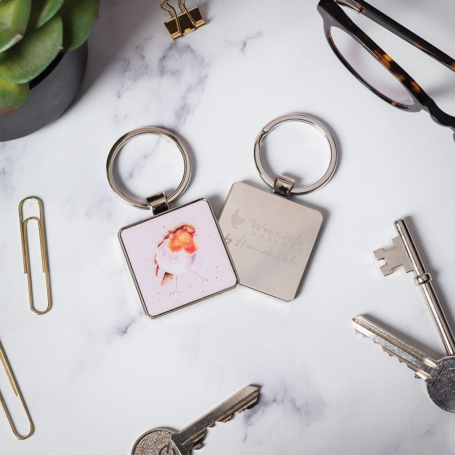 Wrendale ‘Adele’ Robin Metal Keyring
