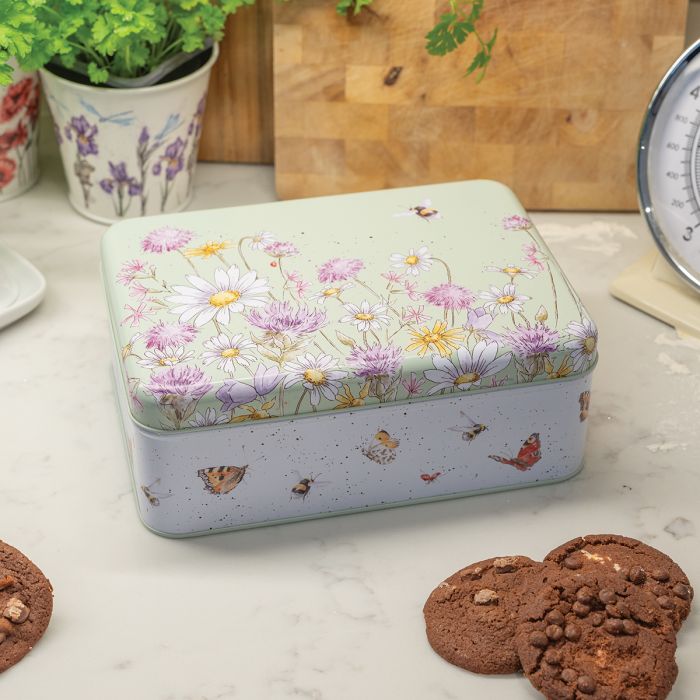 Wrendale The Country Set Bee And Butterfly Rectangular Tin