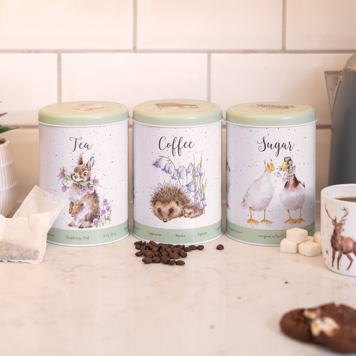 Wrendale The Country Animal Set Tea Coffee Sugar Set