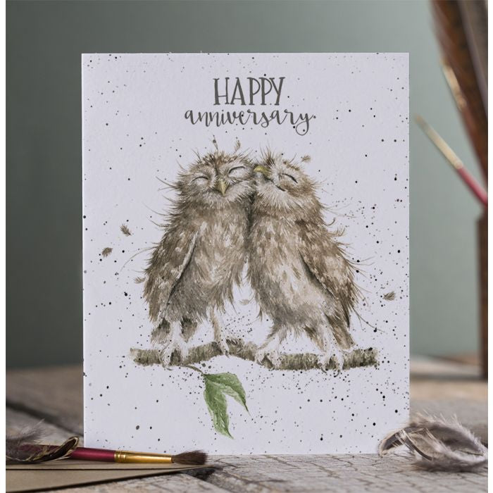 Wrendale ‘Happy Anniversary’ Owls