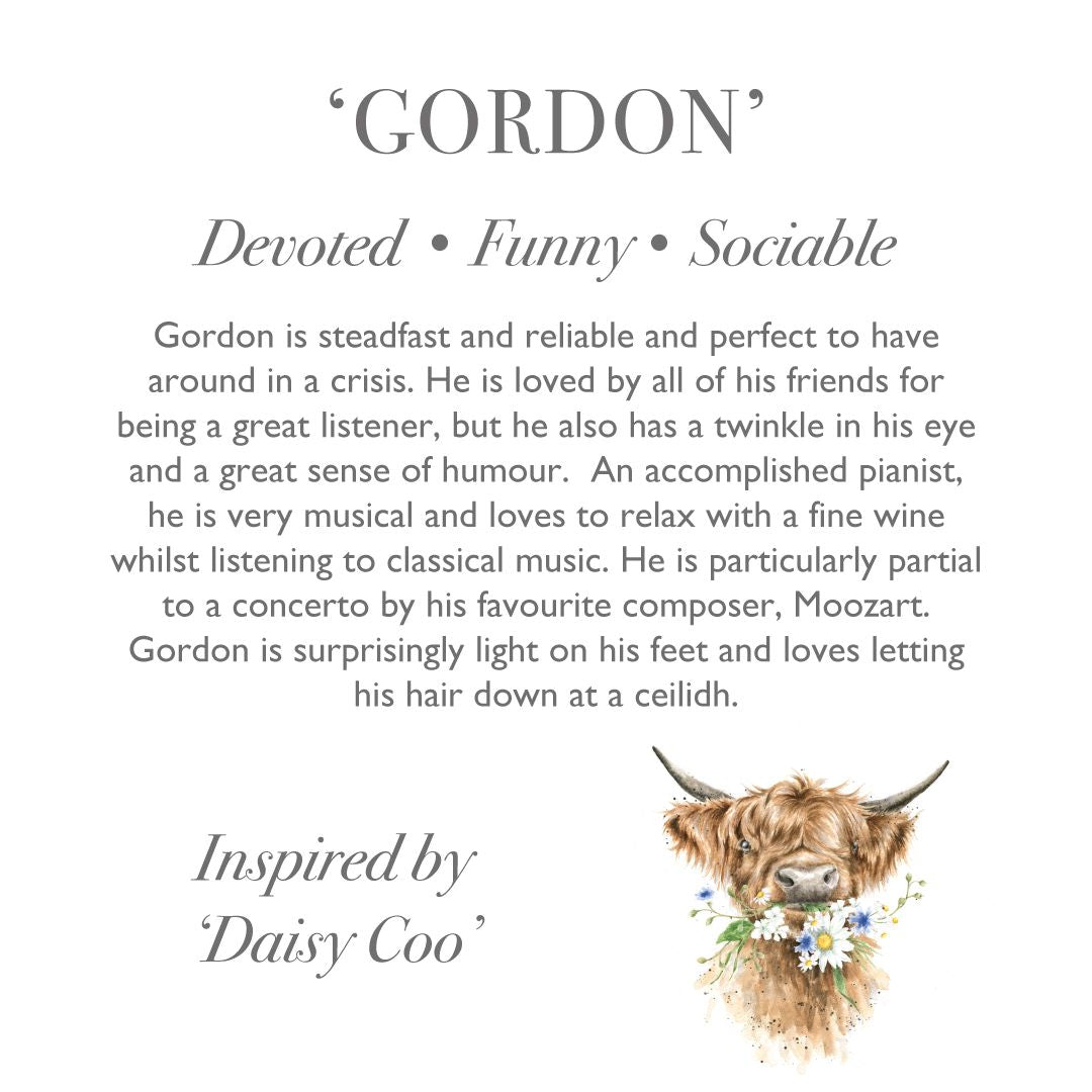 Wrendale ‘Gordon’ Highland Cow Large Plush Soft To