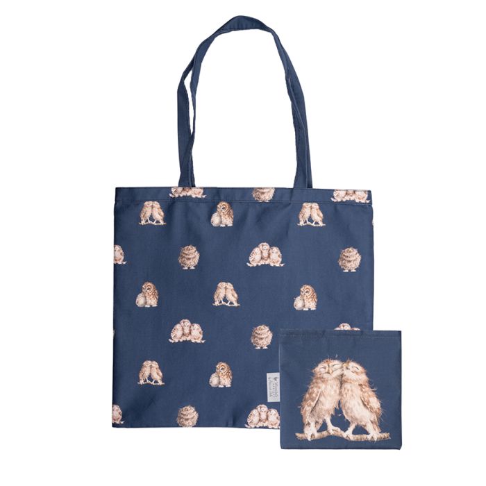 Wrendale ‘Birds Of A Feather’ Owl Foldable Shopping Bag