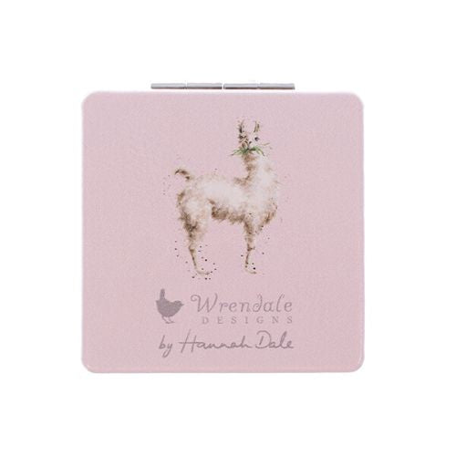 Wrendale ‘Llama Queen’ Compact Mirror