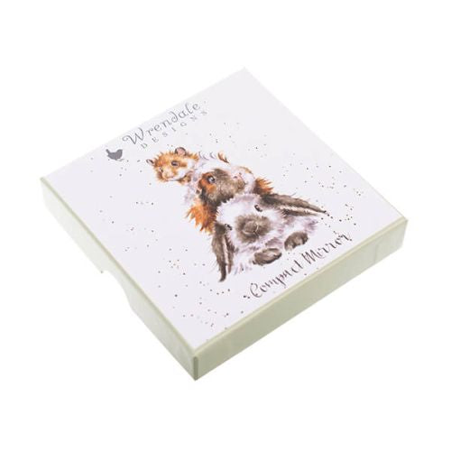 Wrendale ‘Piggy In The Middle’ Compact Mirror