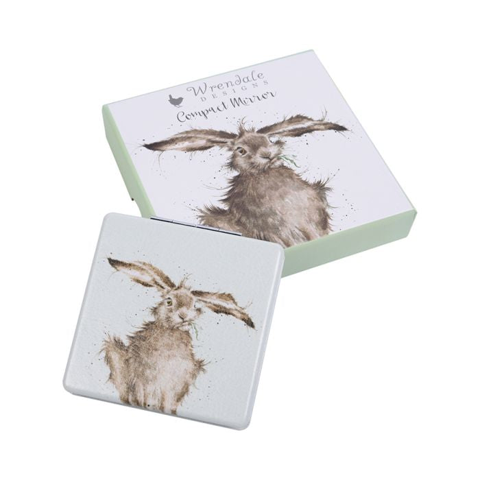 Wrendale ‘Hare-Brained’ Compact Mirror