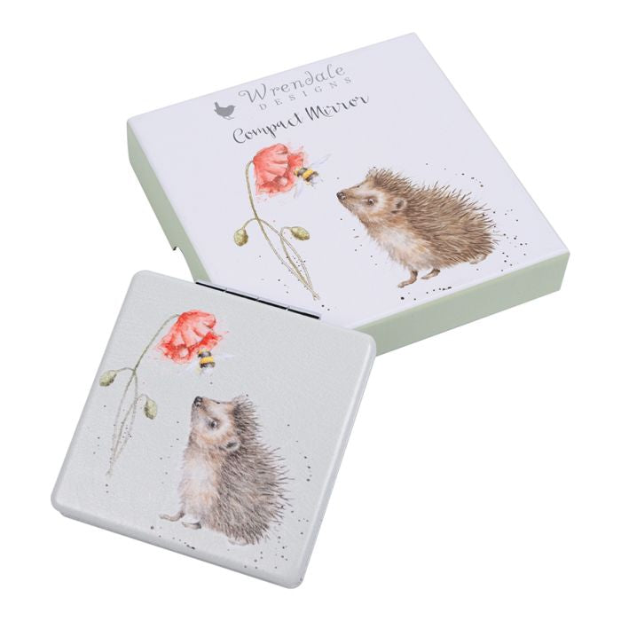 Wrendale ‘Busy As A Bee’ Hedgehog Compact Mirror