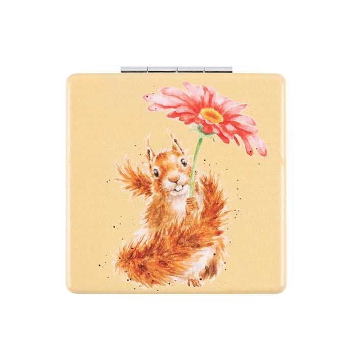 Wrendale ‘Flowers Come after Rain’ Compact Mirror
