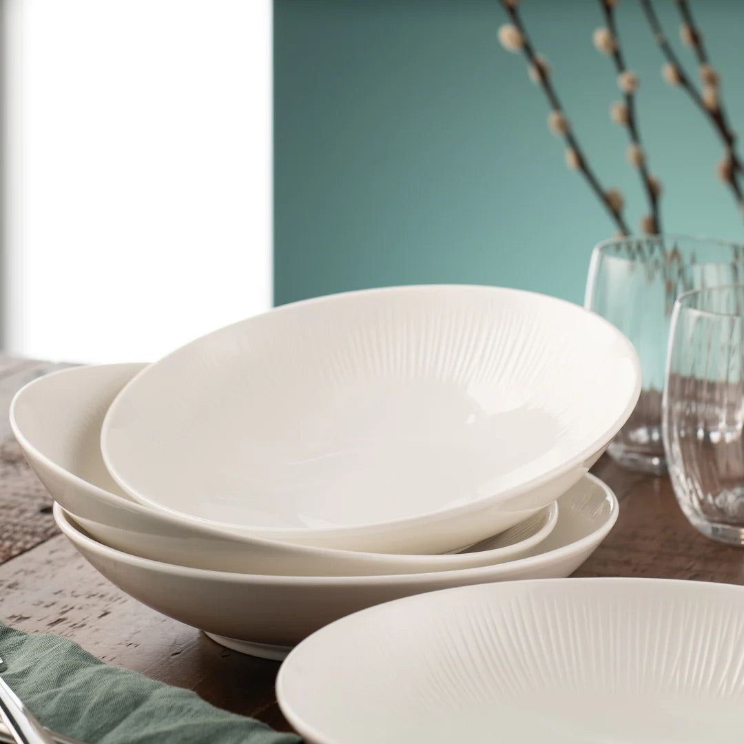 Belleek Living Erne Set Of 4 Pasta Bowls