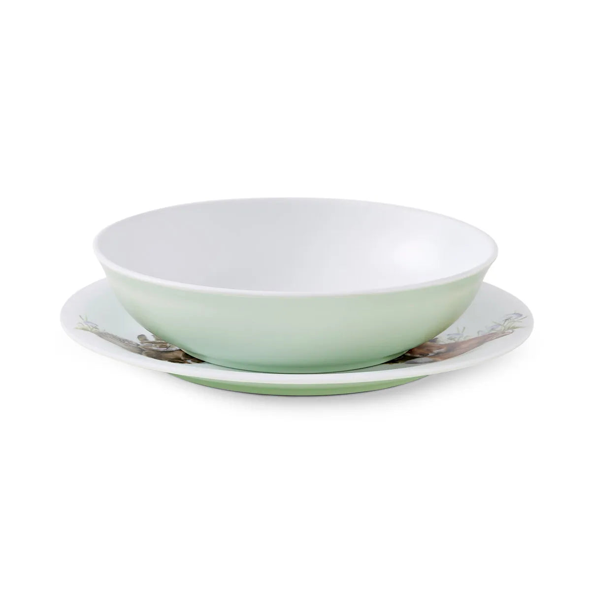 Wrendale ‘Little Wren’ 2 Piece Set Plate & Bowl