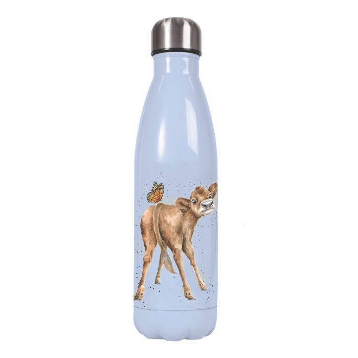 Wrendale ‘Daisy Cow’ Highland Cow Water Bottle 500ml