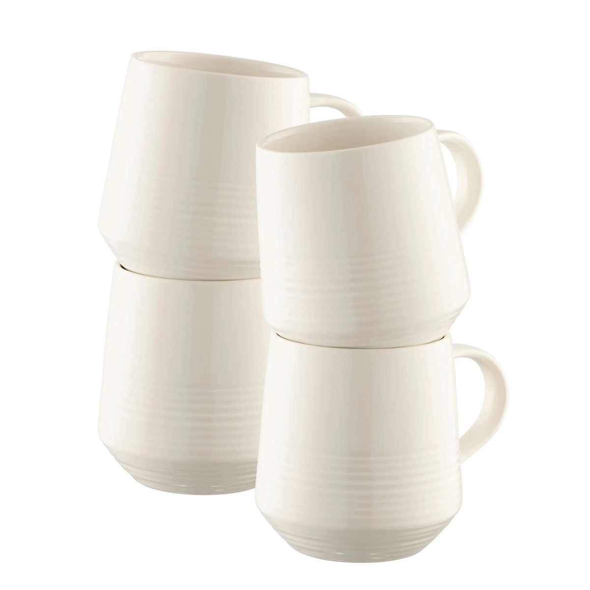 Belleek Living Zephyr Set Of 4 Mugs