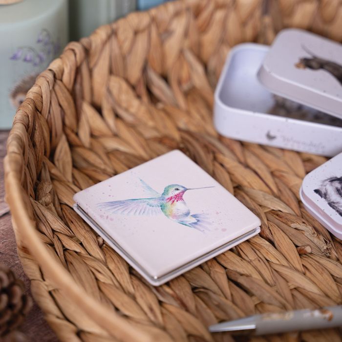 Wrendale ‘Wisteria Wishes’ Hummingbird Compact Mirror