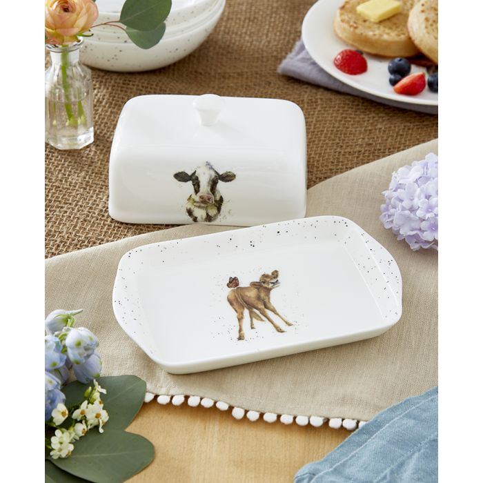 Wrendale ‘Moo Cow’ Covered Butter Dish