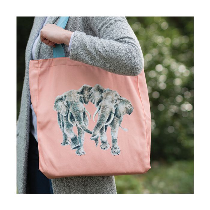 Wrendale ‘Age Is Irrelephant’ Elephant Canvas Bag