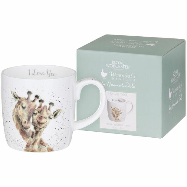 Wrendale ‘I Love You’ Giraffe Mug