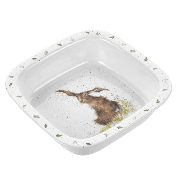 Wrendale ‘Hare Brained’ Square Dish