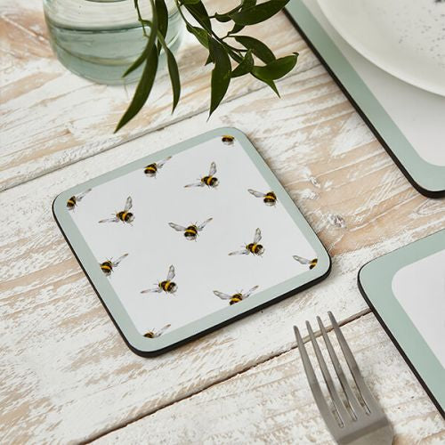 Wrendale ‘Flight Of The Bumble Bee’ Coaster Set Of 6