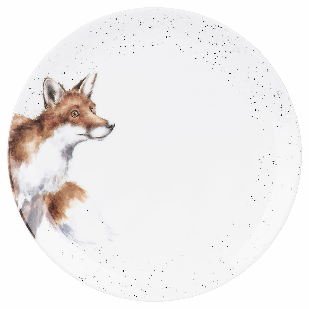 Wrendale 10.5 Inch Coupe Plate - Fox