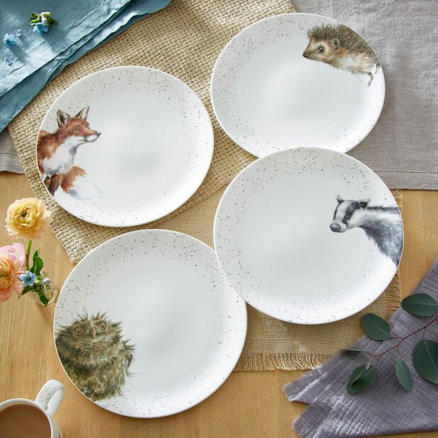 Wrendale 10.5 Inch Coupe Plate - Badger