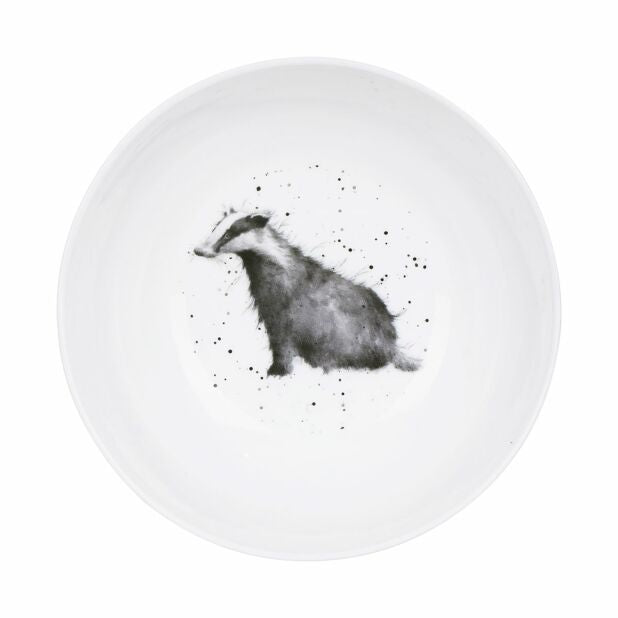 Wrendale 6 Inch Cereal Bowl - Badger