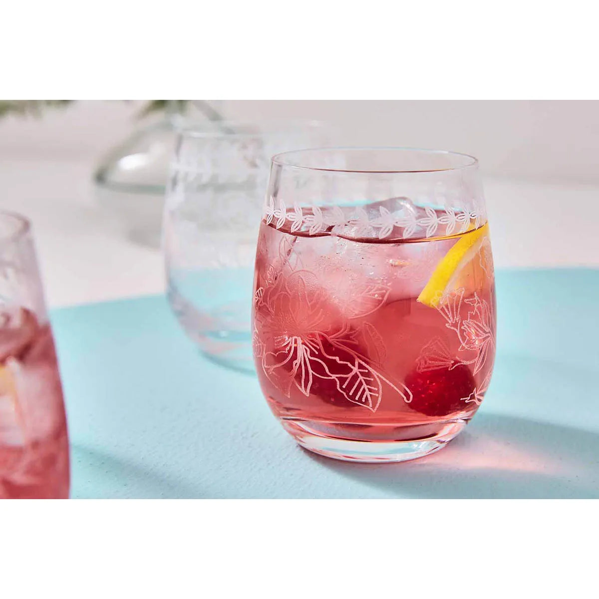 Portmeirion Botanic Garden Set of 4 Crystal Tumblers