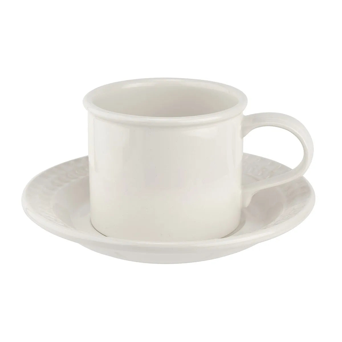 Portmeirion Botanic Garden Harmony Cup & Saucer, White