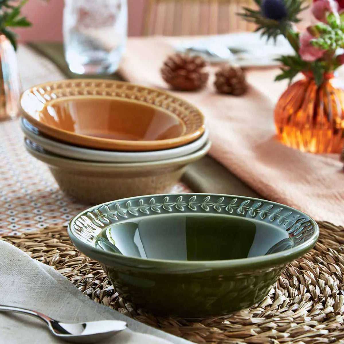 Portmeirion Botanic Garden Harmony Cereal Bowl, Moss