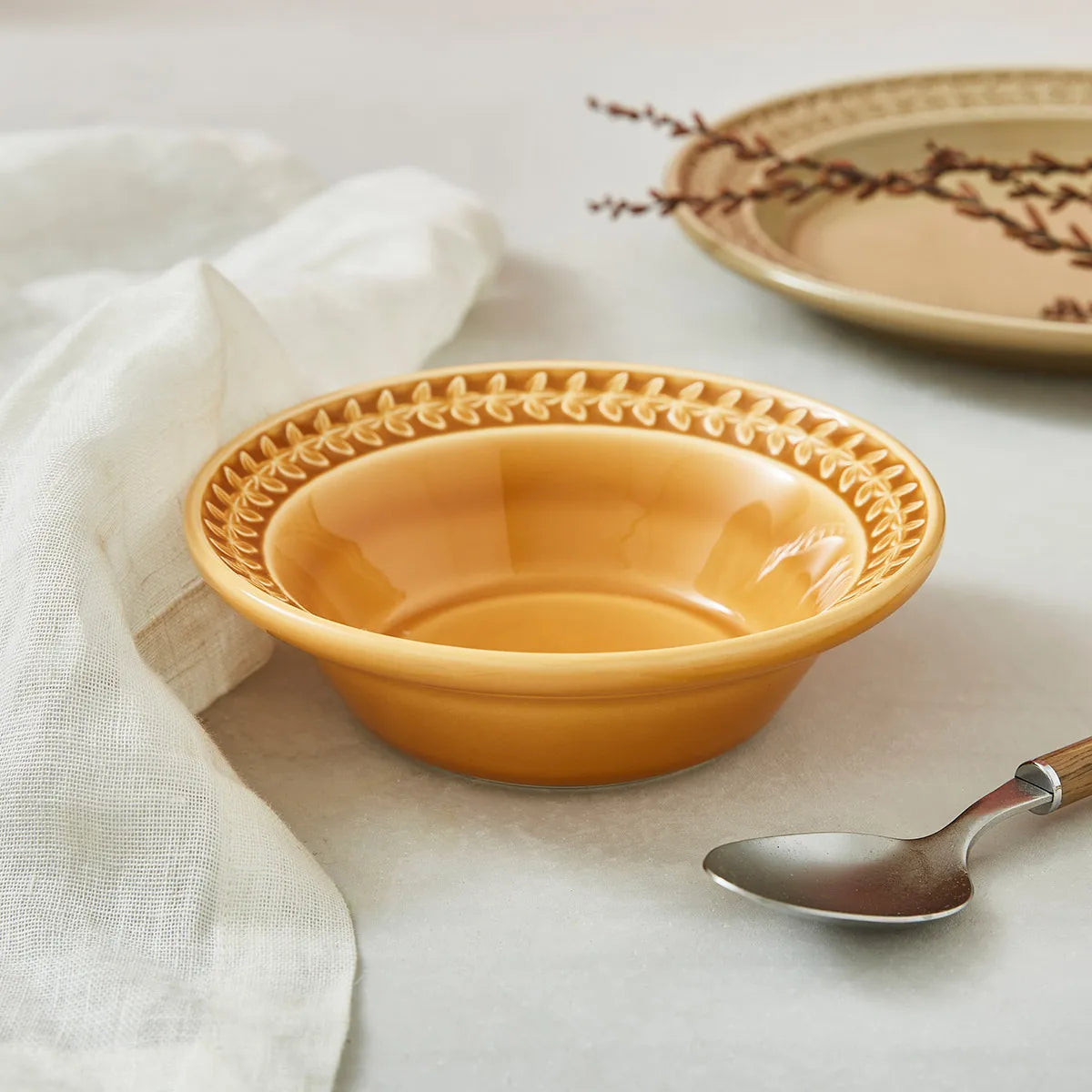 Portmeirion Botanic Garden Harmony Cereal Bowl, Amber