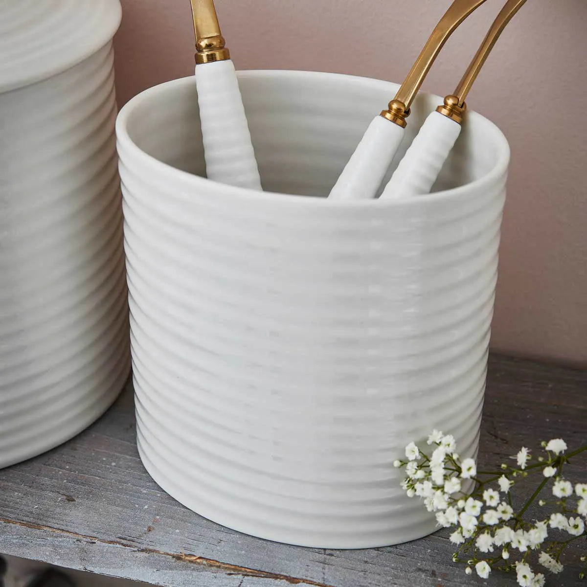 Portmeirion Sophie Conran Large Oval Utensil Jar