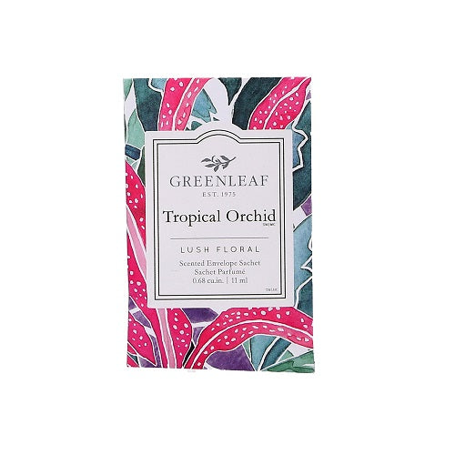 Greenleaf Tropical Orchid Scented Sachet
