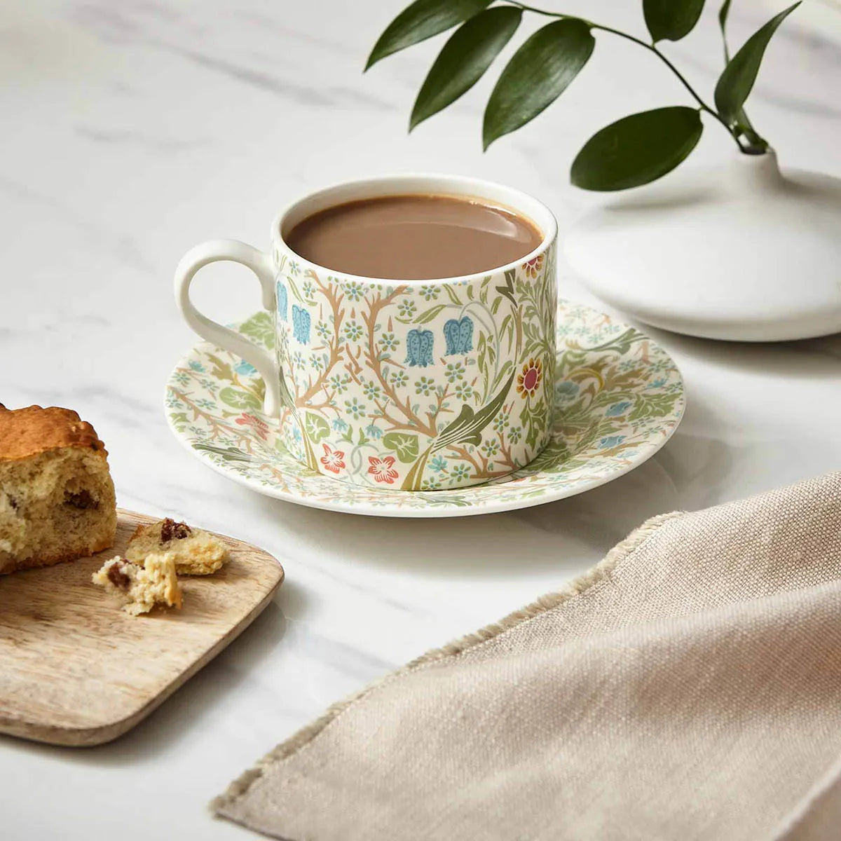 Morris & Co. Blackthorn Teacup & Saucer