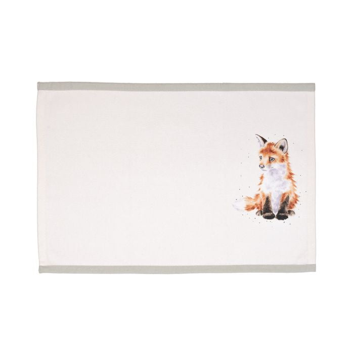 Wrendale 'Woodlanders' Set Of Four Woodland Animal Fabric Placemats